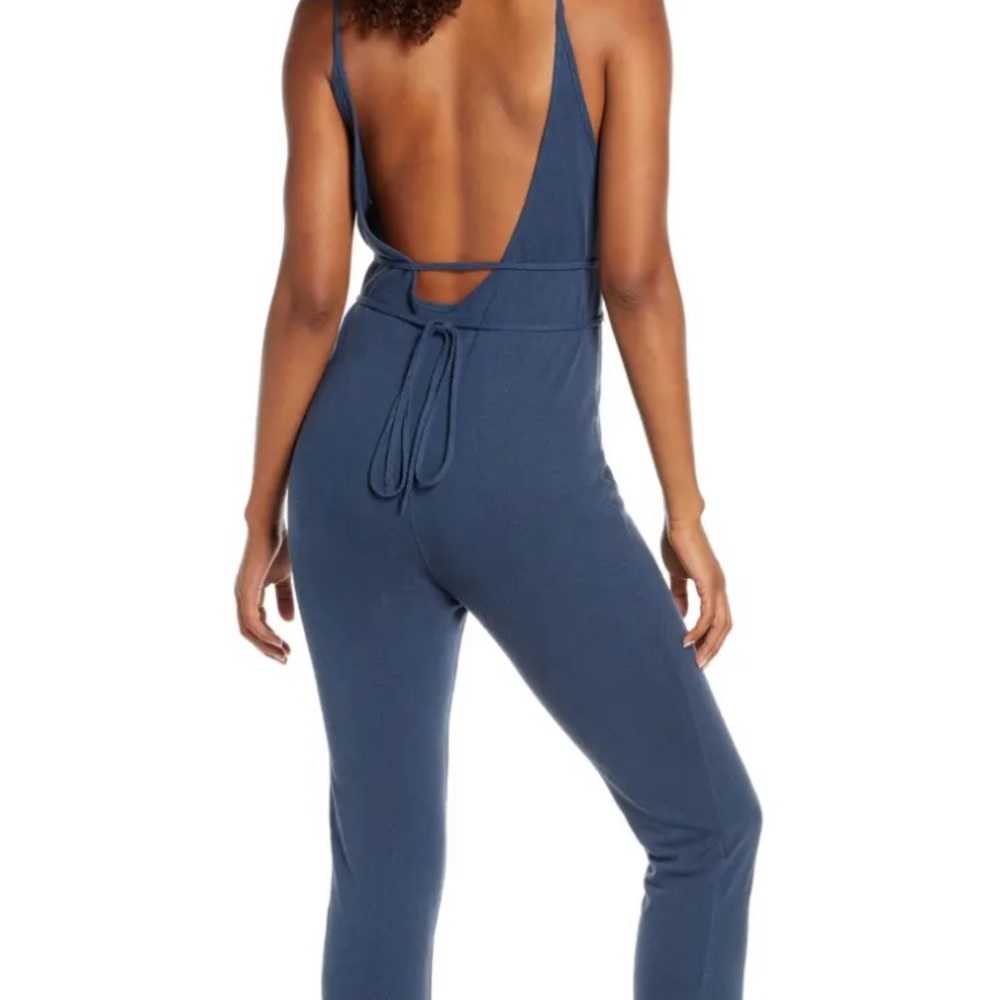 SOLD❣️spiritual gangster dark blue knotty jumpsuit